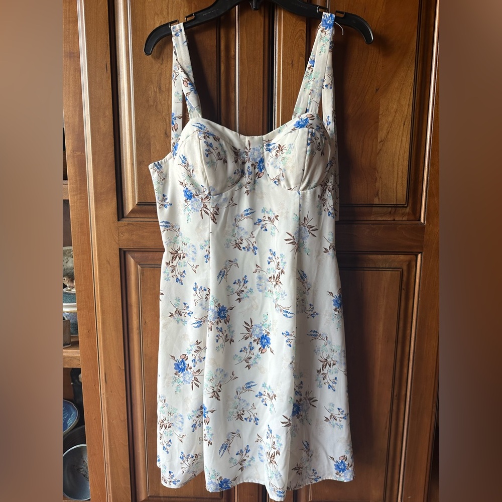 Lily Rose mini dress lined mini adjustable straps